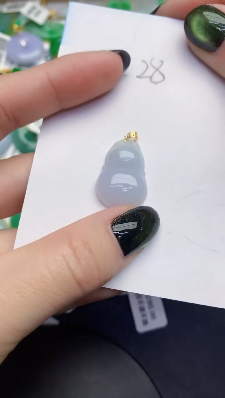 【闪购商品】翡翠颈饰18K金镶嵌0000000000