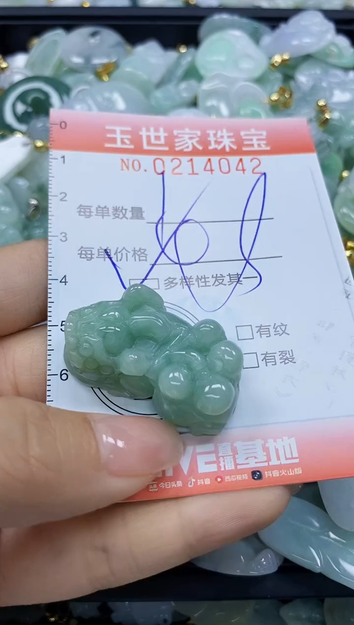 【闪购商品】翡翠未镶嵌颈饰闪购0214042多样性发其一