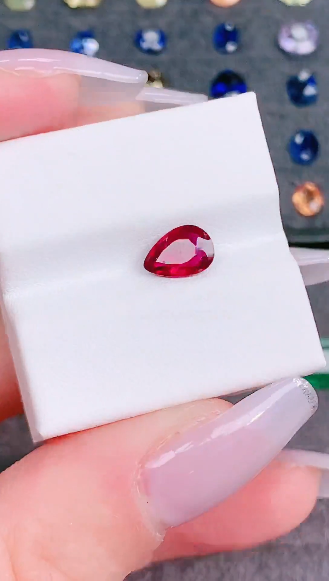 未镶嵌珠宝半成品碧玺微瑕卢比莱1.01ct