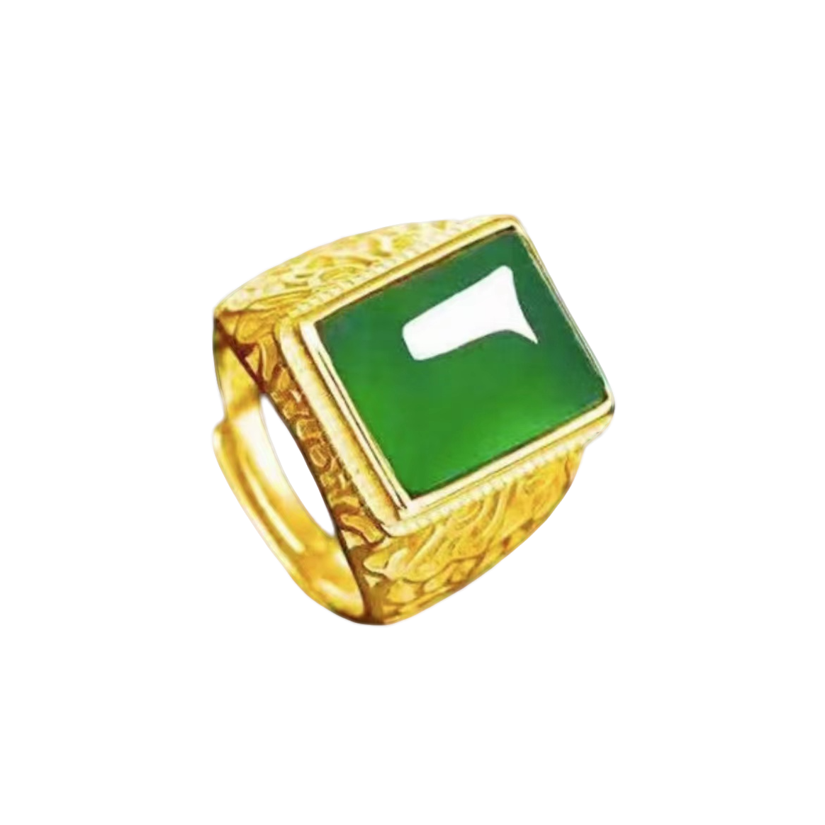 【喜】时尚活口可调节方形戒指