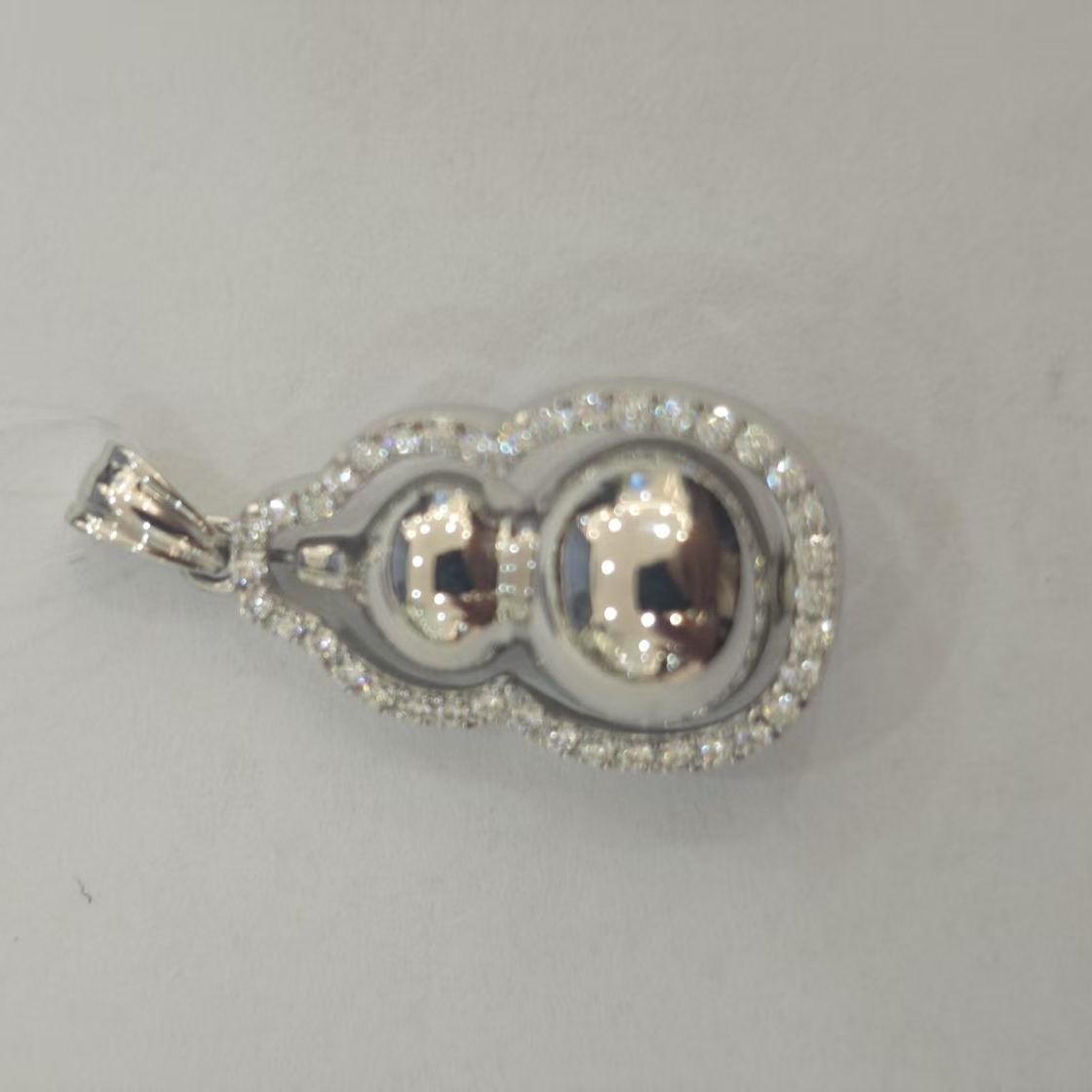 pt950铂金葫芦吊坠