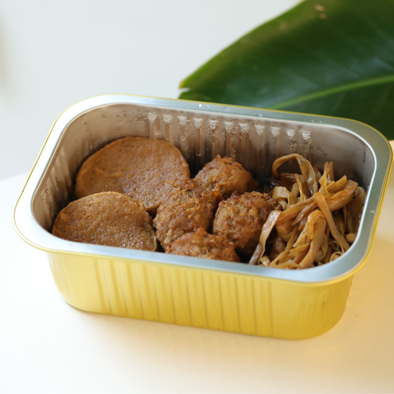 黄花菜素鸡烧肉圆 | 性价值之选