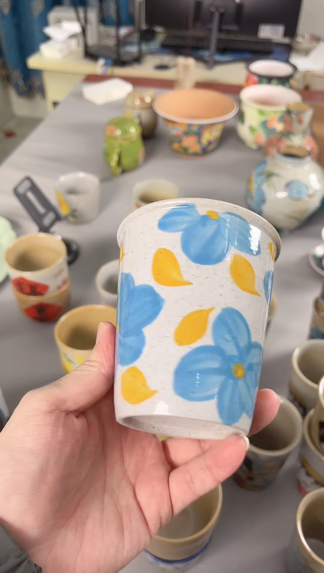 【闪购商品】瓷片景德镇手绘高温釉下彩