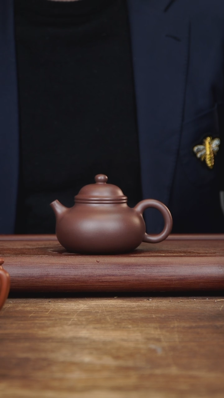 【闪购商品】紫砂茶壶220ml 容天 家藏紫茄泥