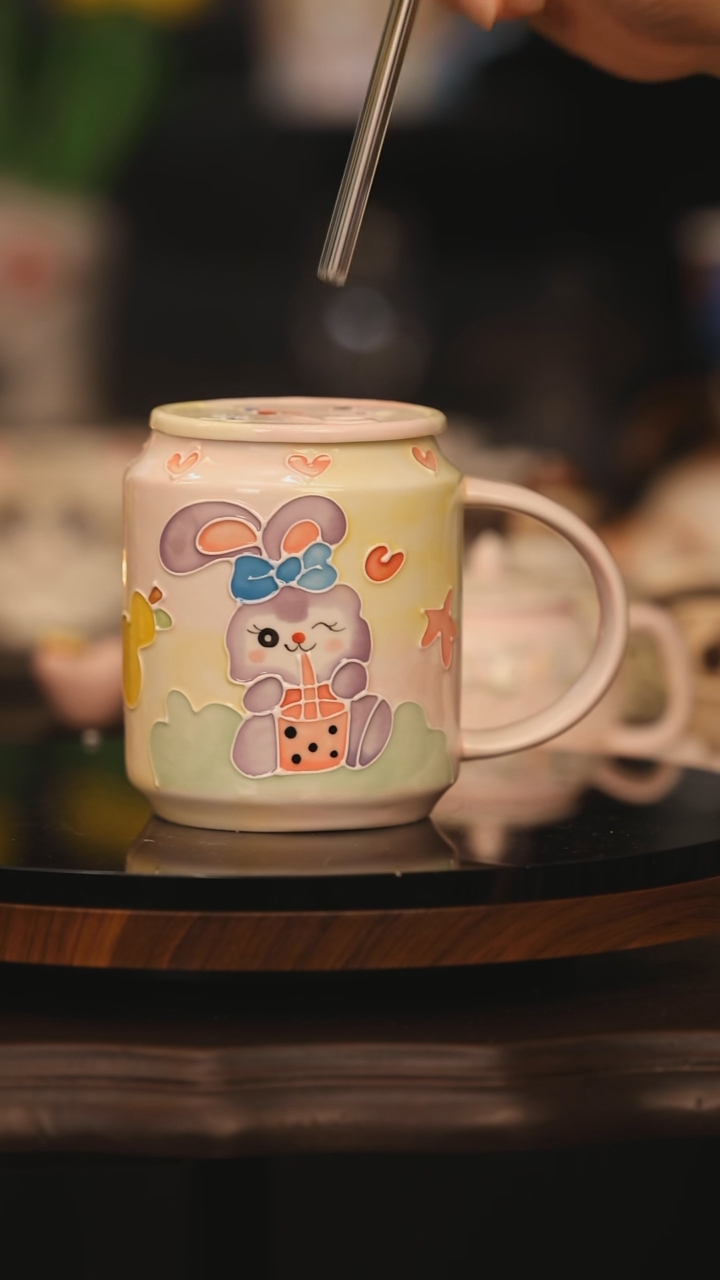 【闪购商品】摆件景德镇釉下彩绘设计师款陶瓷