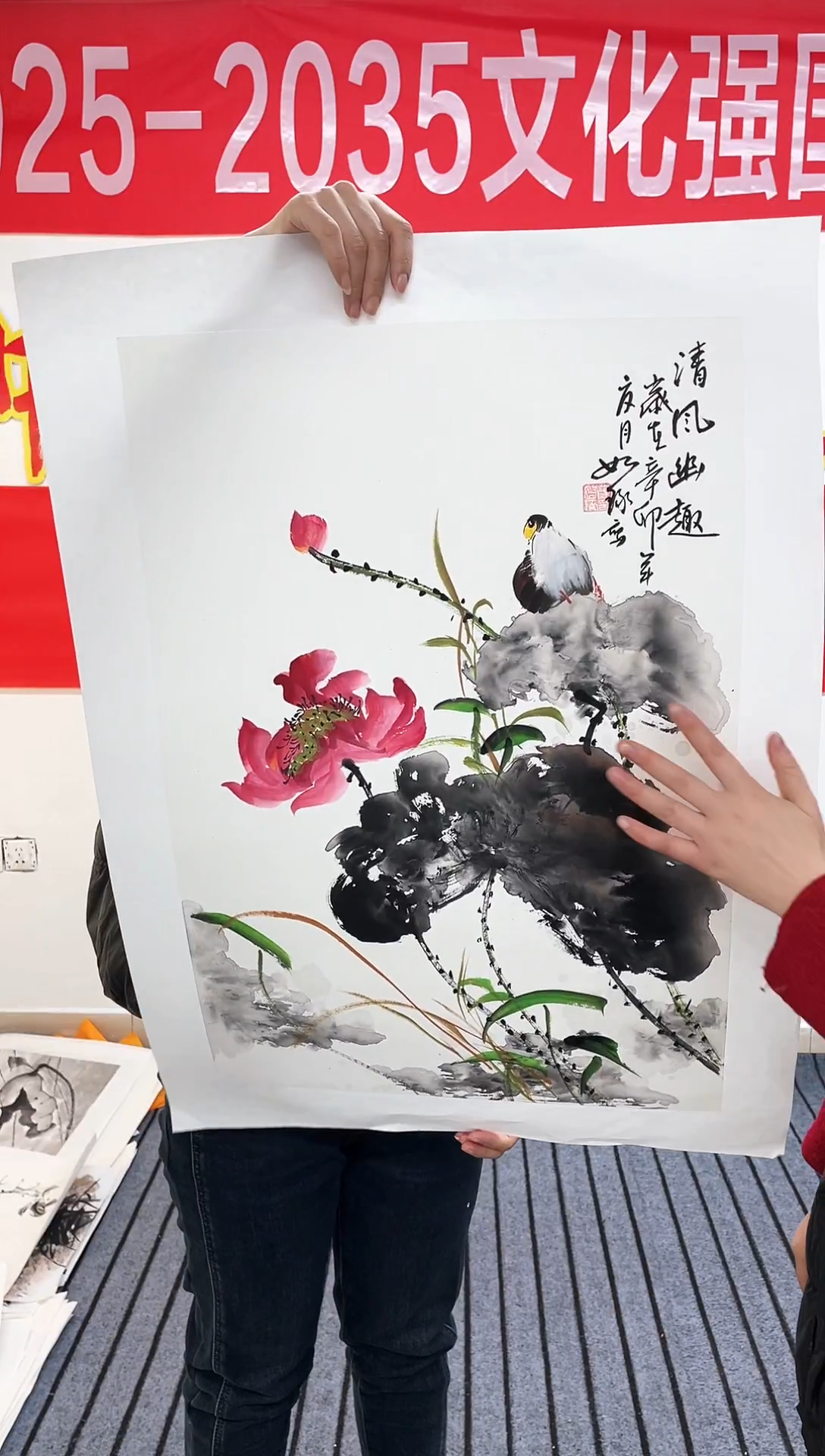 精品国画花鸟作品