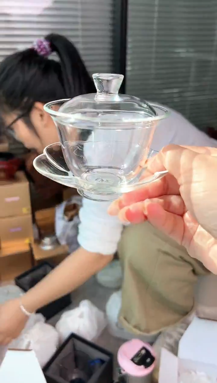 禾墨 舒文盖碗透明色           