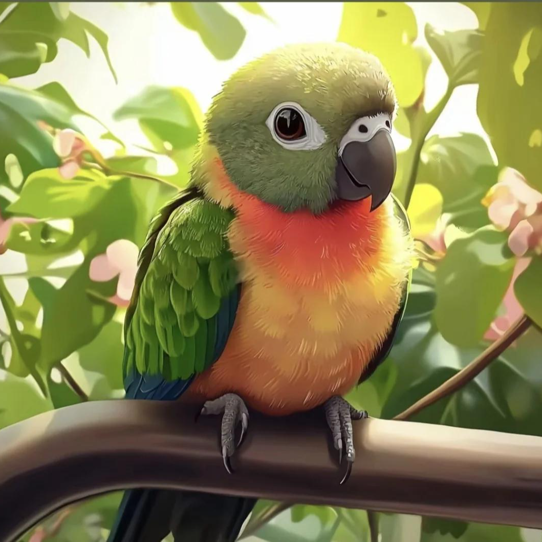 雏鸟活体鹦鹉直播间一物一拍