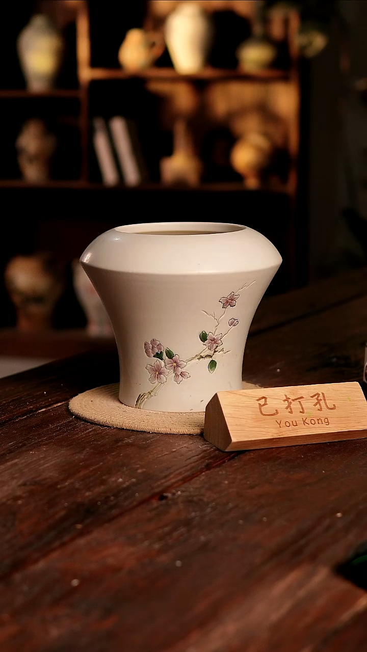 摆件19-514微瑕高度22口径15已打孔误差2