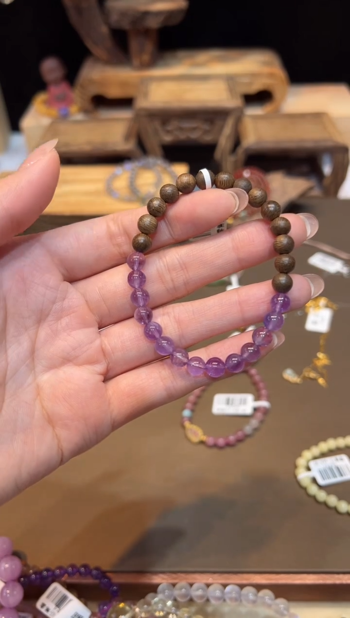 水晶手链未镶嵌手饰@@F4995