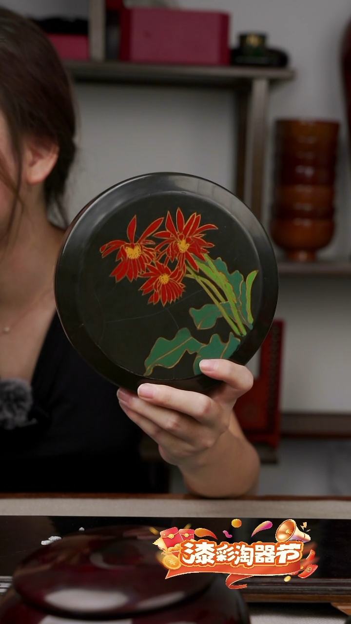 压胎小圆盒 非洲菊