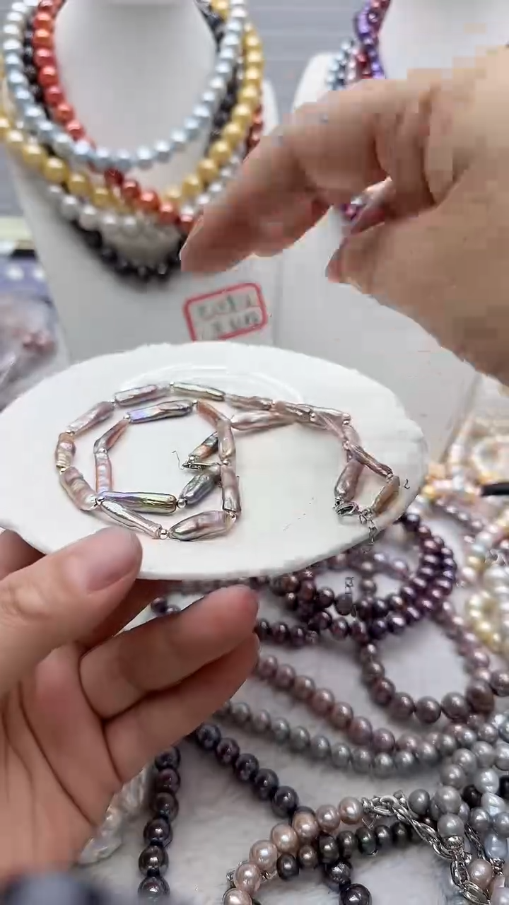 淡水珍珠未镶嵌项链3