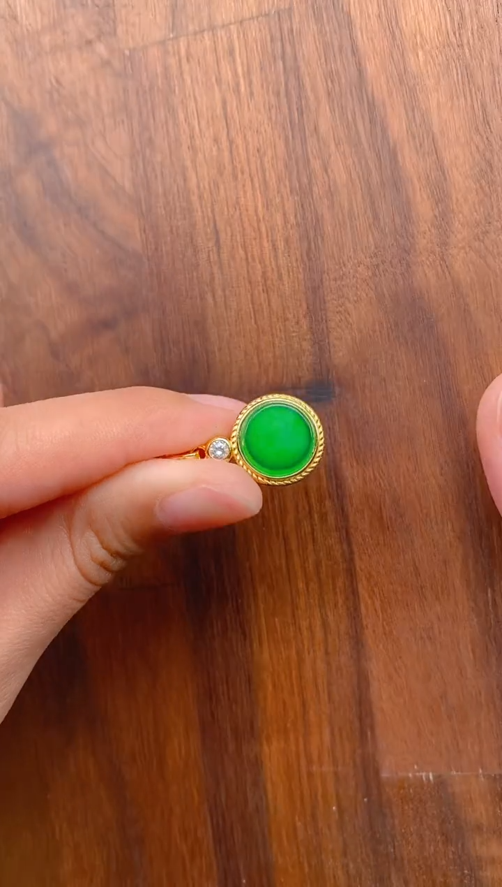 【闪购商品】翡翠吊坠(不含链)银S925镶嵌平安喜乐无事牌