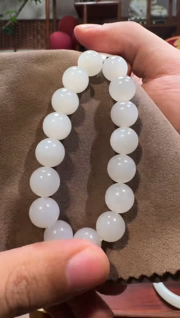 【闪购商品】和田玉吊坠未镶嵌1197手串12mm