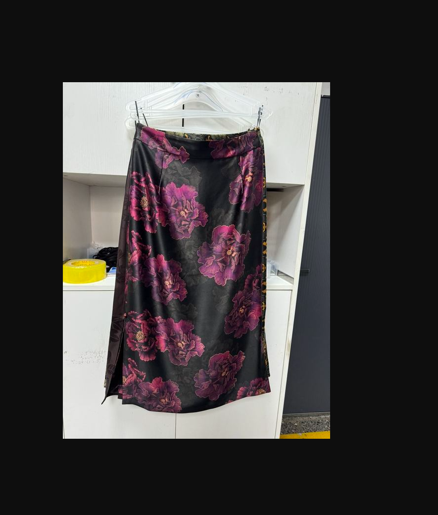 青娘子香云纱国风复古气质百搭包臀半身裙--61170