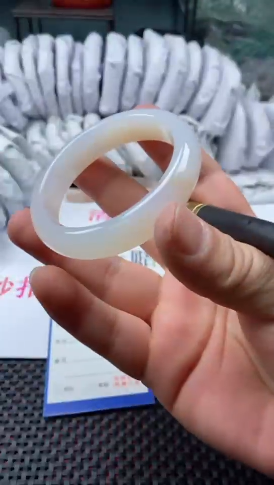 【闪购商品】玛瑙/玉髓手镯未镶嵌435-56多样性发货看清圈口下单