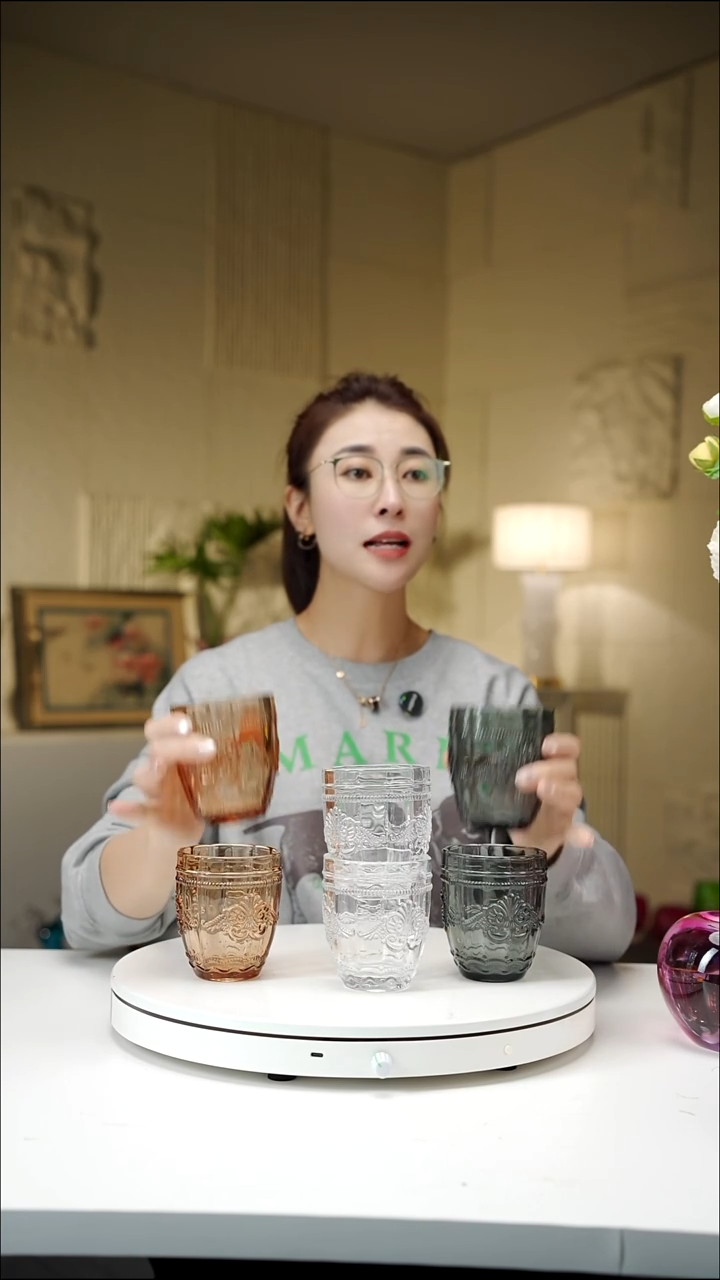 手工艺品琉璃福利水杯一套6只