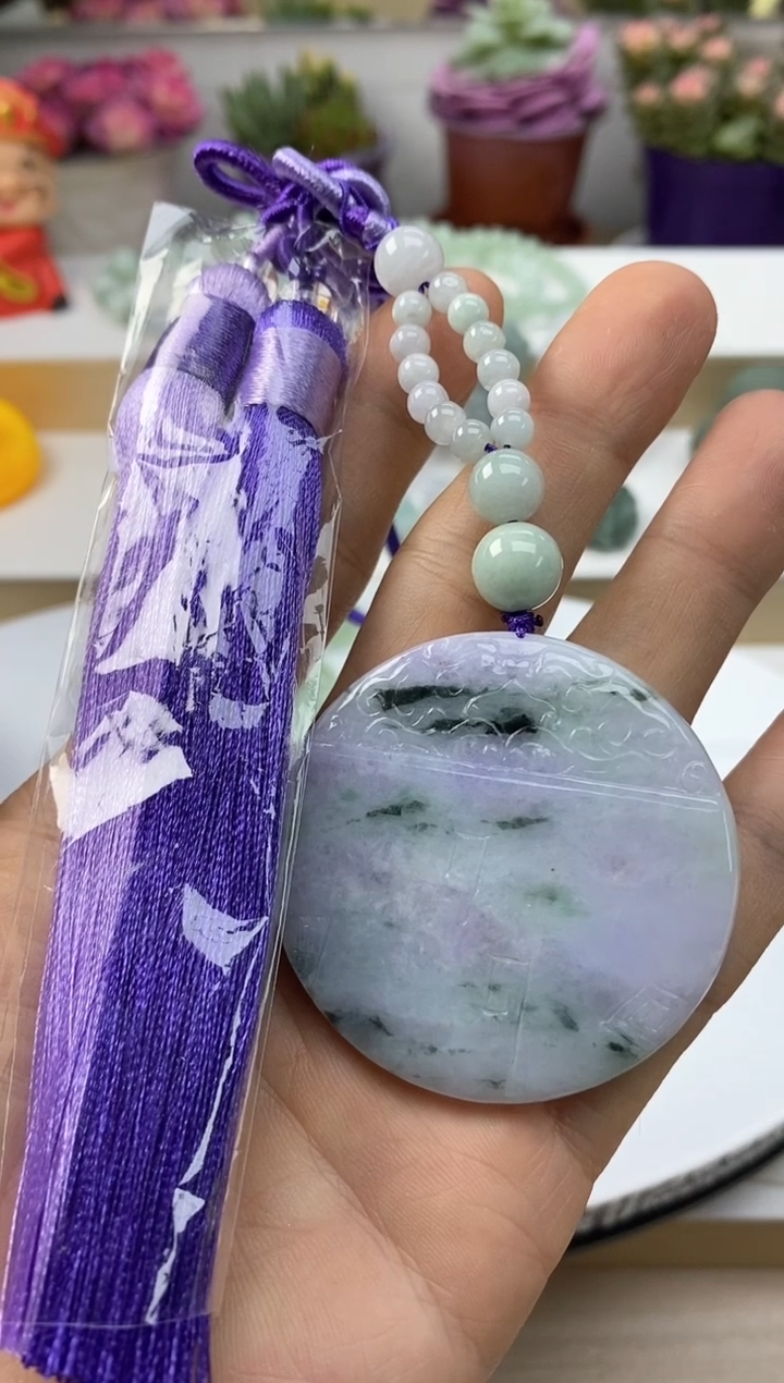 颈饰未镶嵌翡翠我**我61天然缅甸翡翠A货