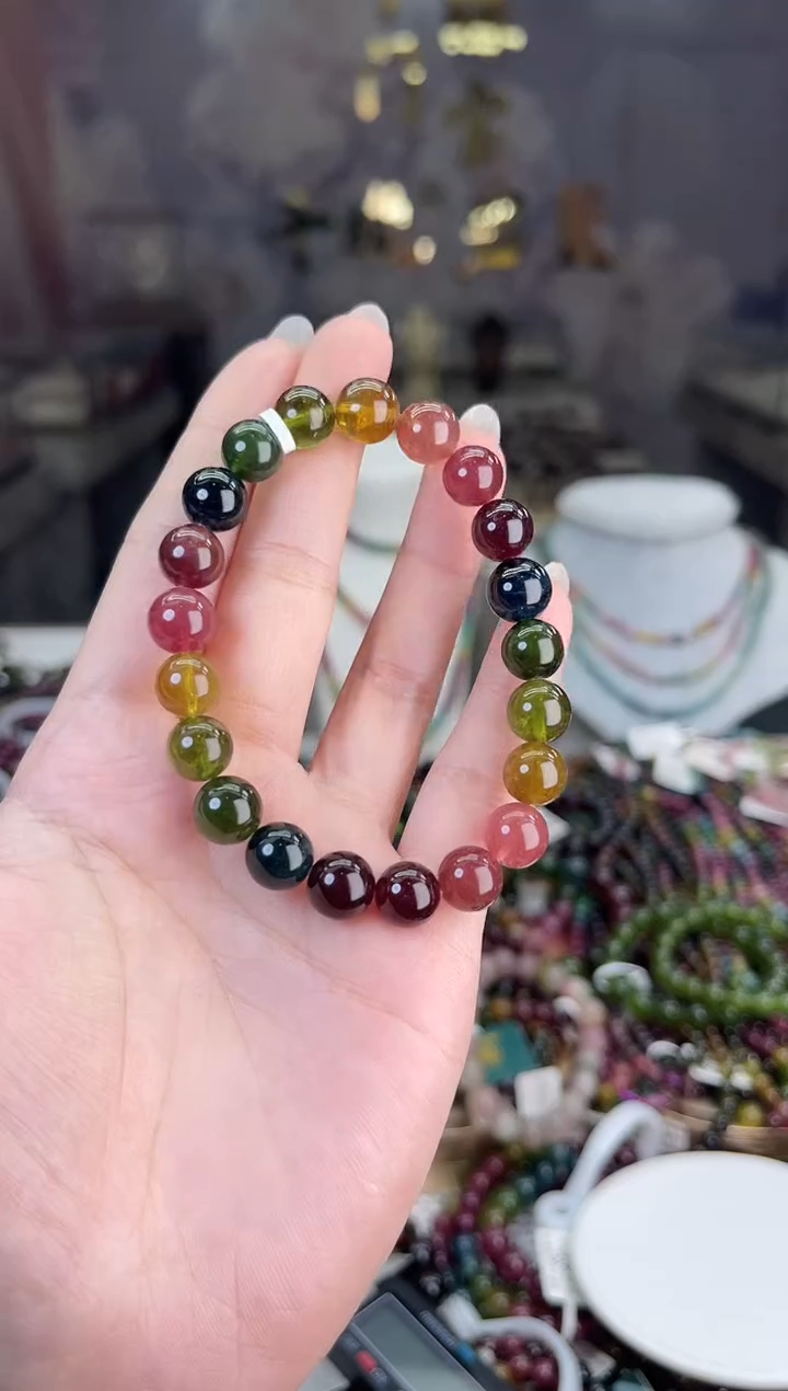 【闪购商品】碧玺/未镶嵌9mm碧玺单圈多样性发货