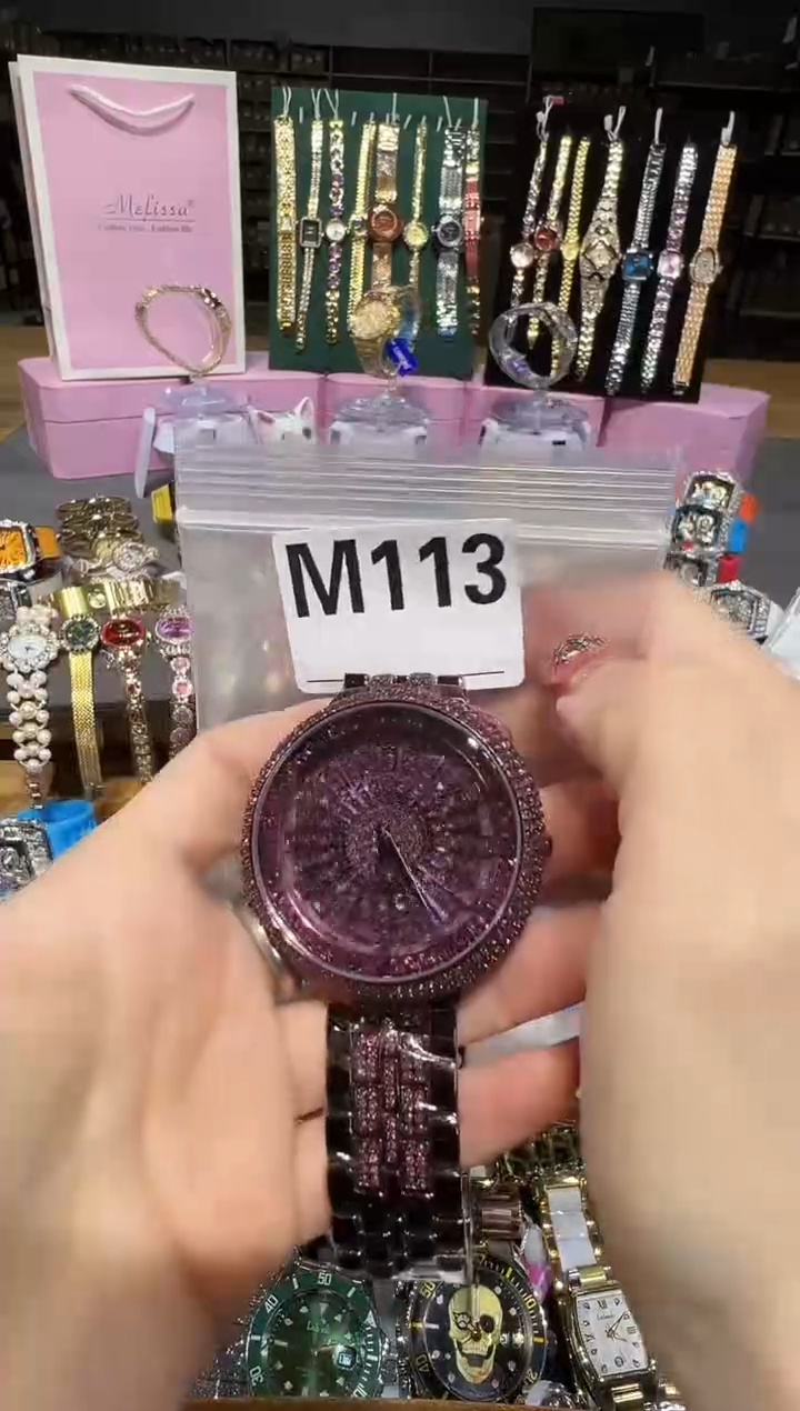 石英机芯不锈钢不锈钢直播定闪专用