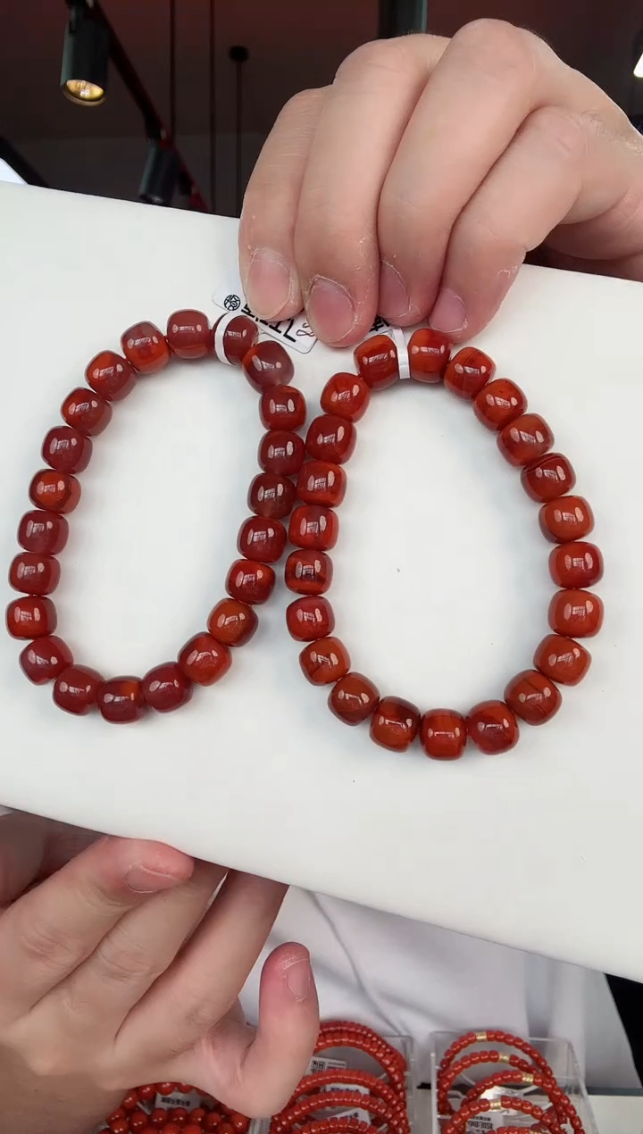 【闪购商品】南红玛瑙瓦西老型手串10+未镶嵌（多样式发其一）