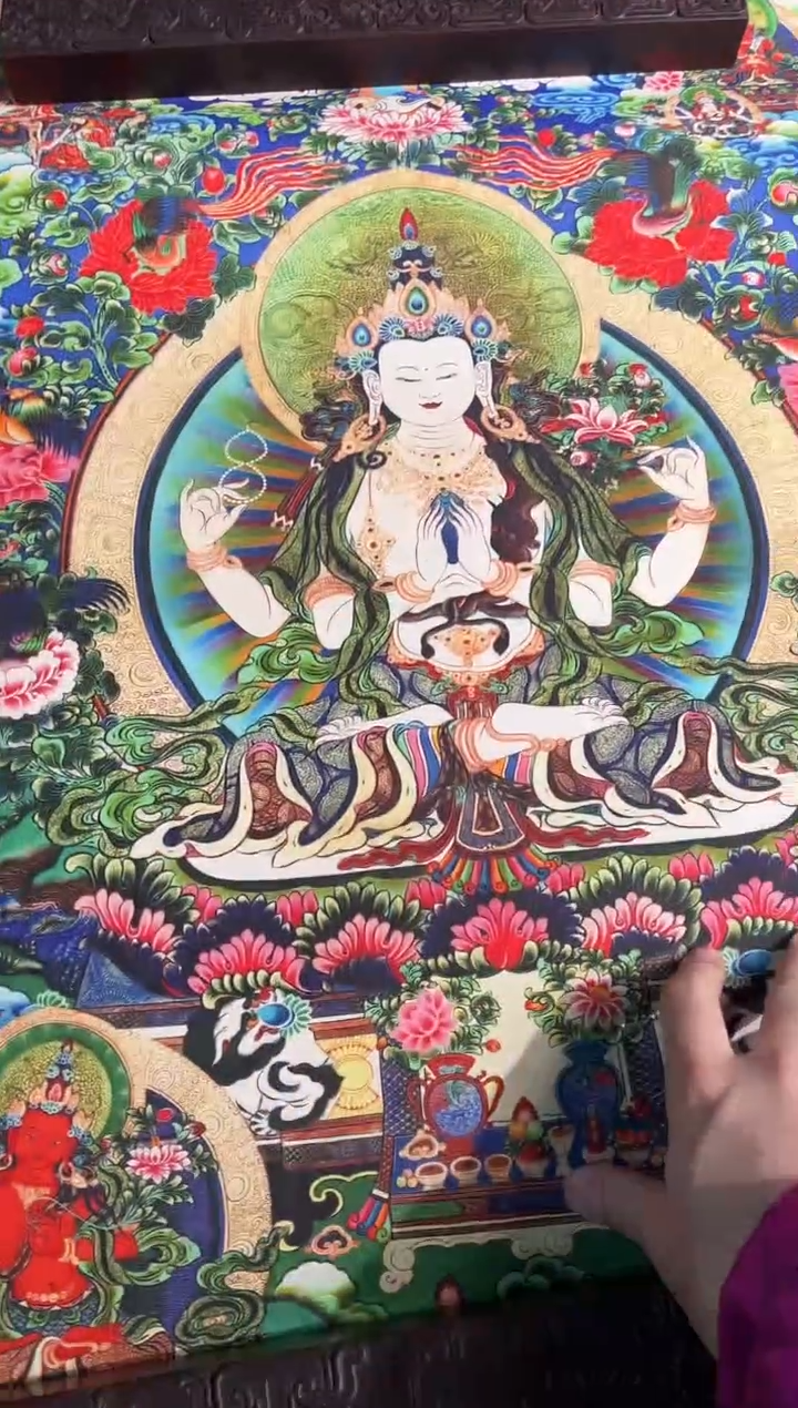 卷轴画天天的唐卡tk160