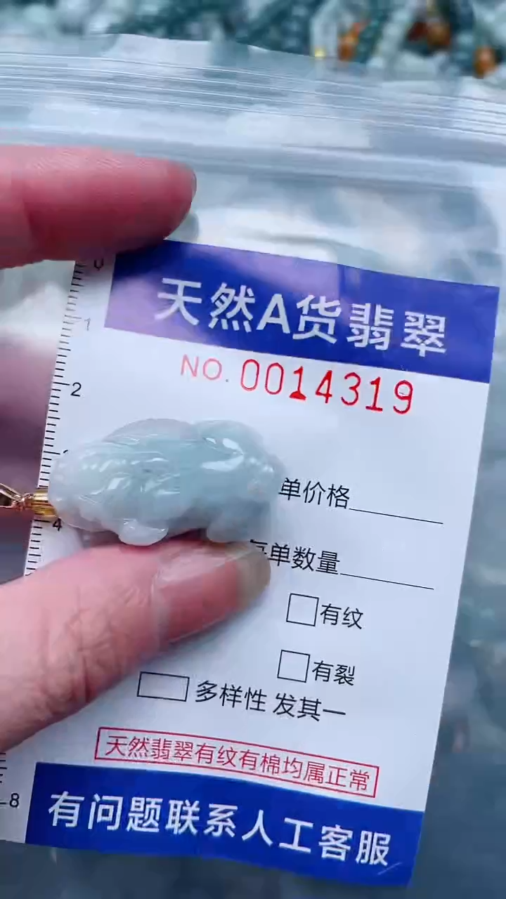 翡翠未镶嵌吊坠(不含链)1