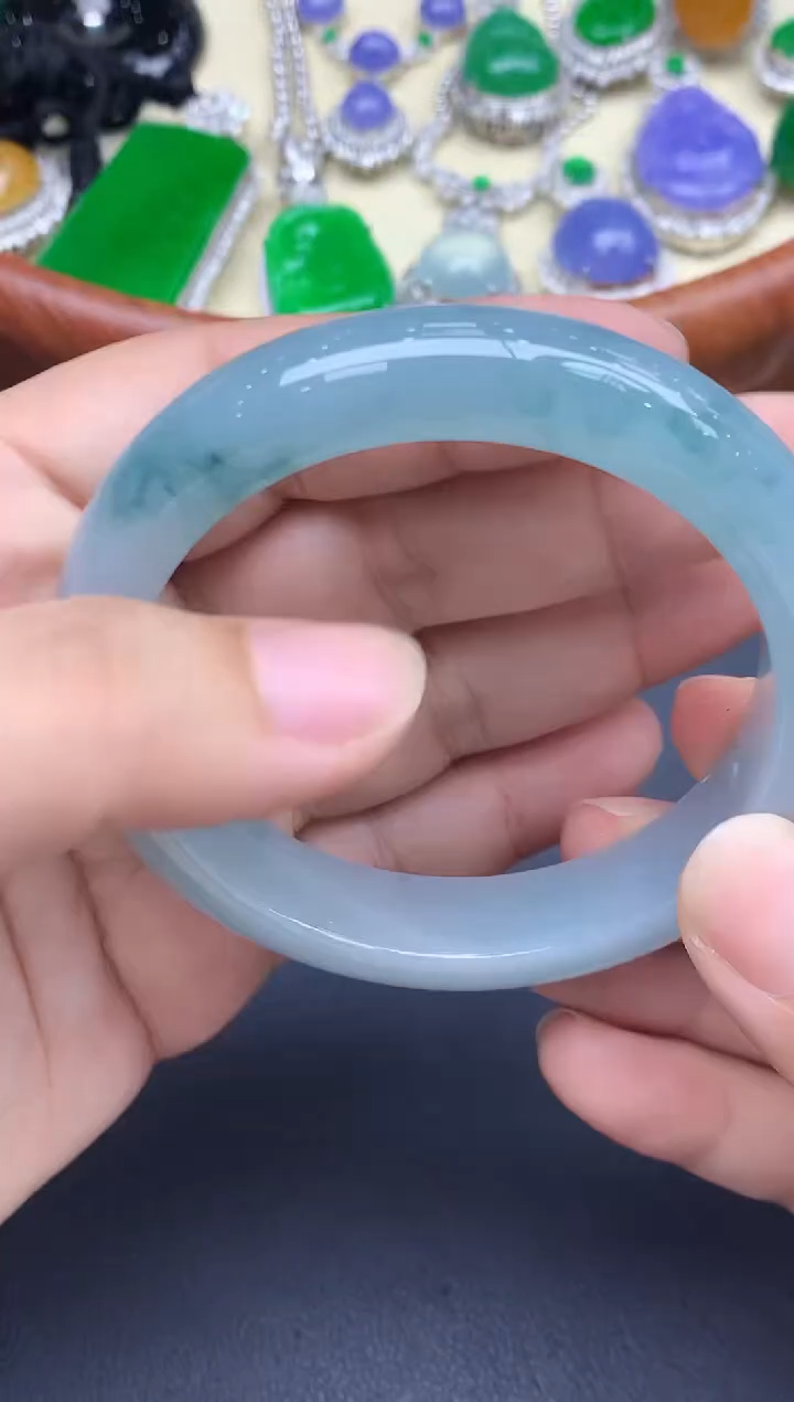 未镶嵌手镯翡翠595-中国好珍宝