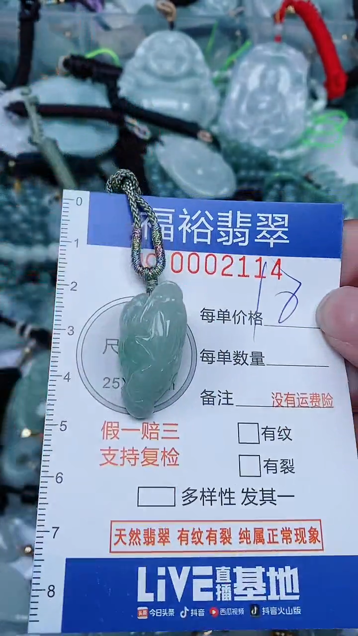 【闪购商品】翡翠颈饰未镶嵌...0002114