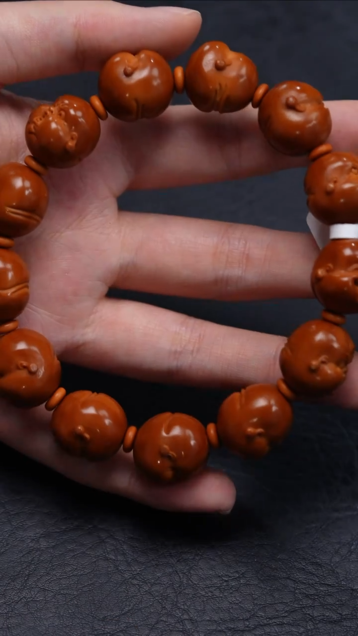 橄榄核手串/手链熊橄榄核