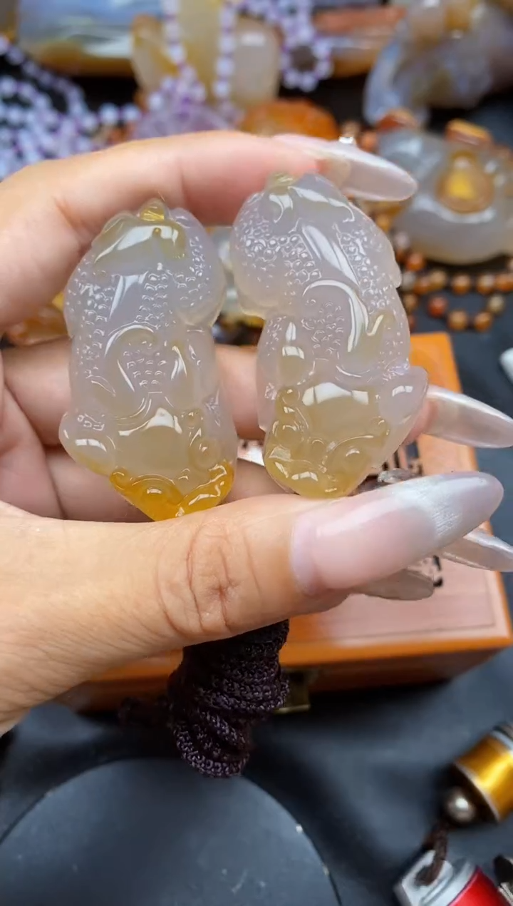 【闪购商品】玛瑙/玉髓颈饰未镶嵌ll