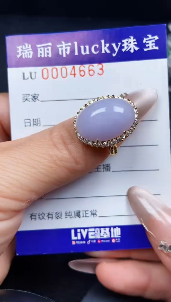 翡翠银S925镶嵌颈饰4663