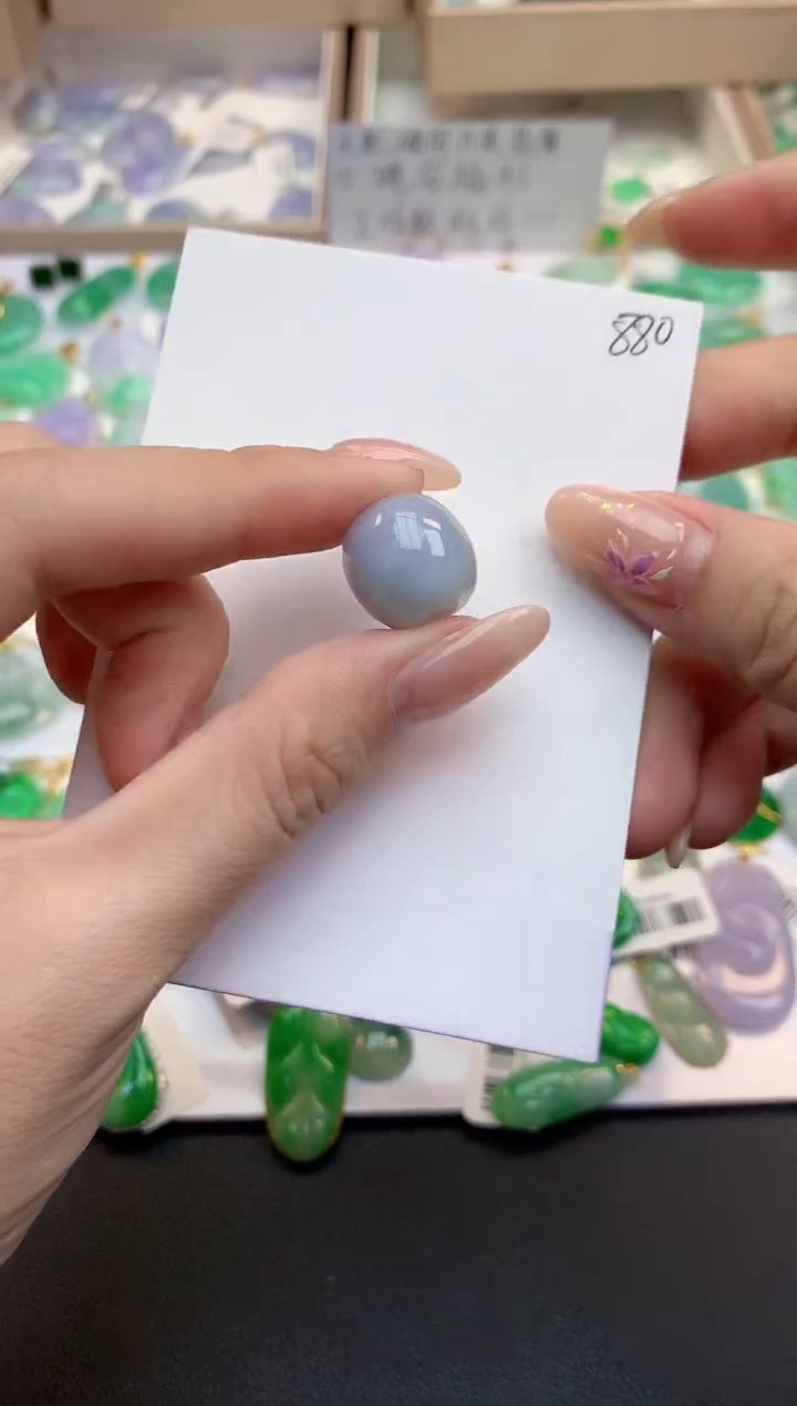 颈饰未镶嵌翡翠天然缅甸A货翡翠