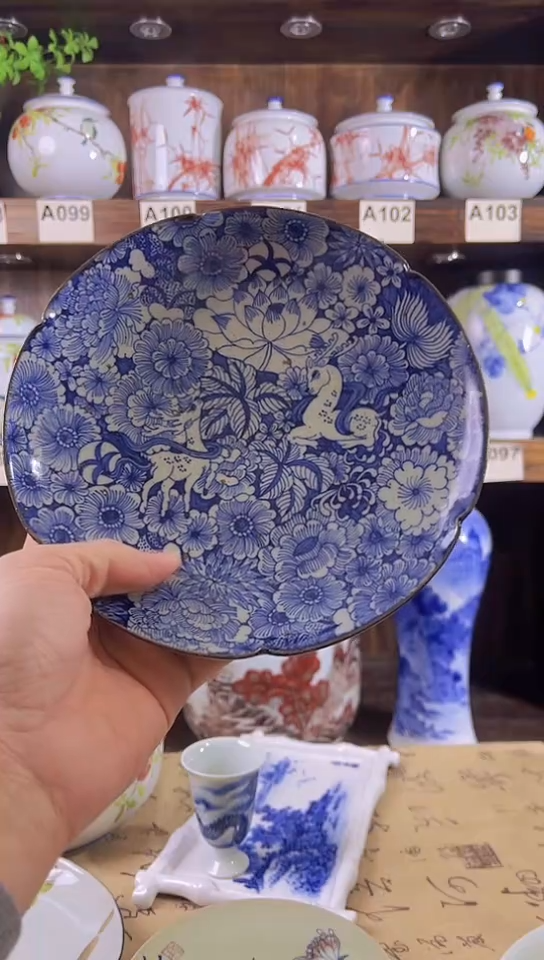 迎君陶瓷纯手工手绘 8