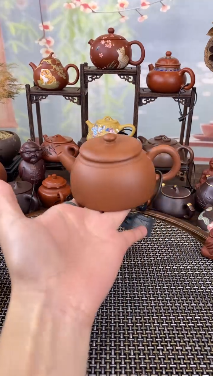 茶壶紫砂降坡泥笠帽