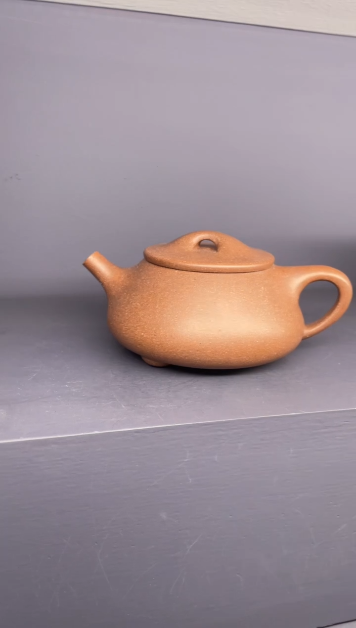 茶壶紫砂桃花泥 满瓢