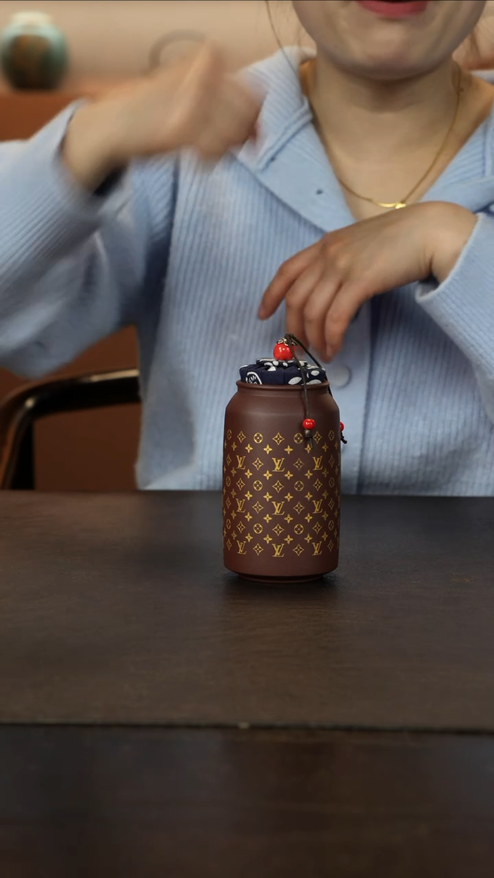 【闪购商品】紫砂茶叶罐直播福利紫泥lv醒茶罐80g