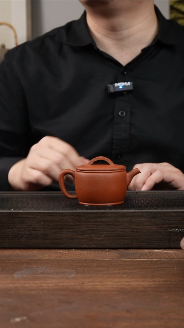 茶杯紫砂红清水汉瓦    马蹄口   150CC  