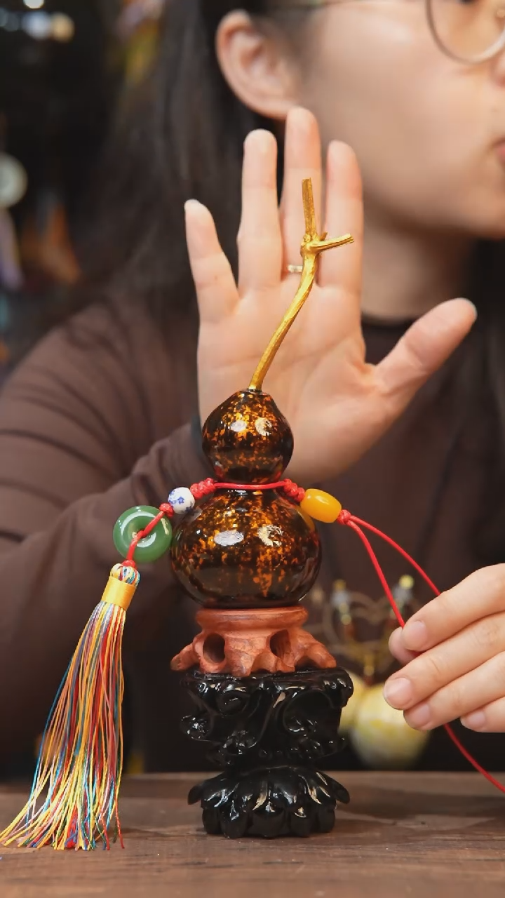 【闪购商品】897号-大漆小葫芦挂件