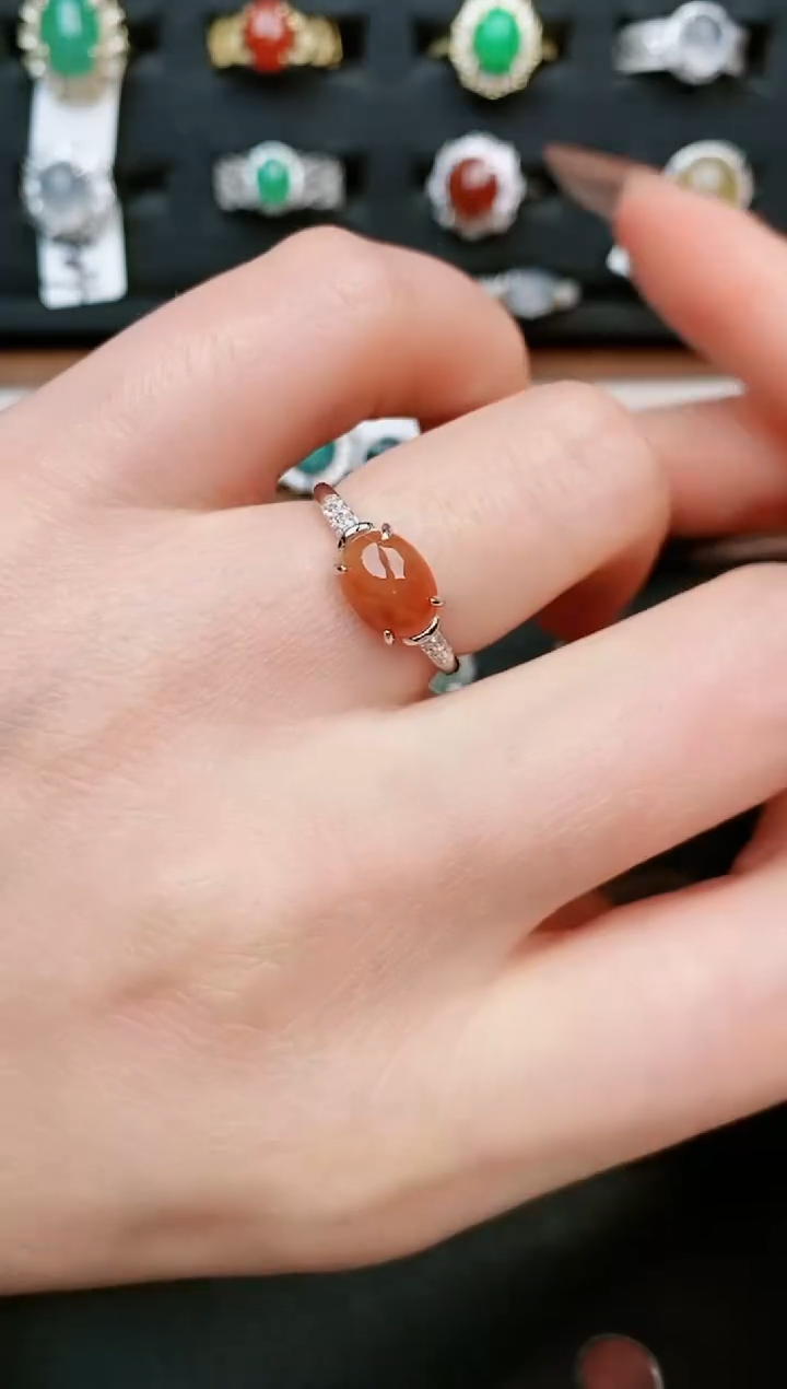 【闪购商品】翡翠戒指银S925镶嵌.....