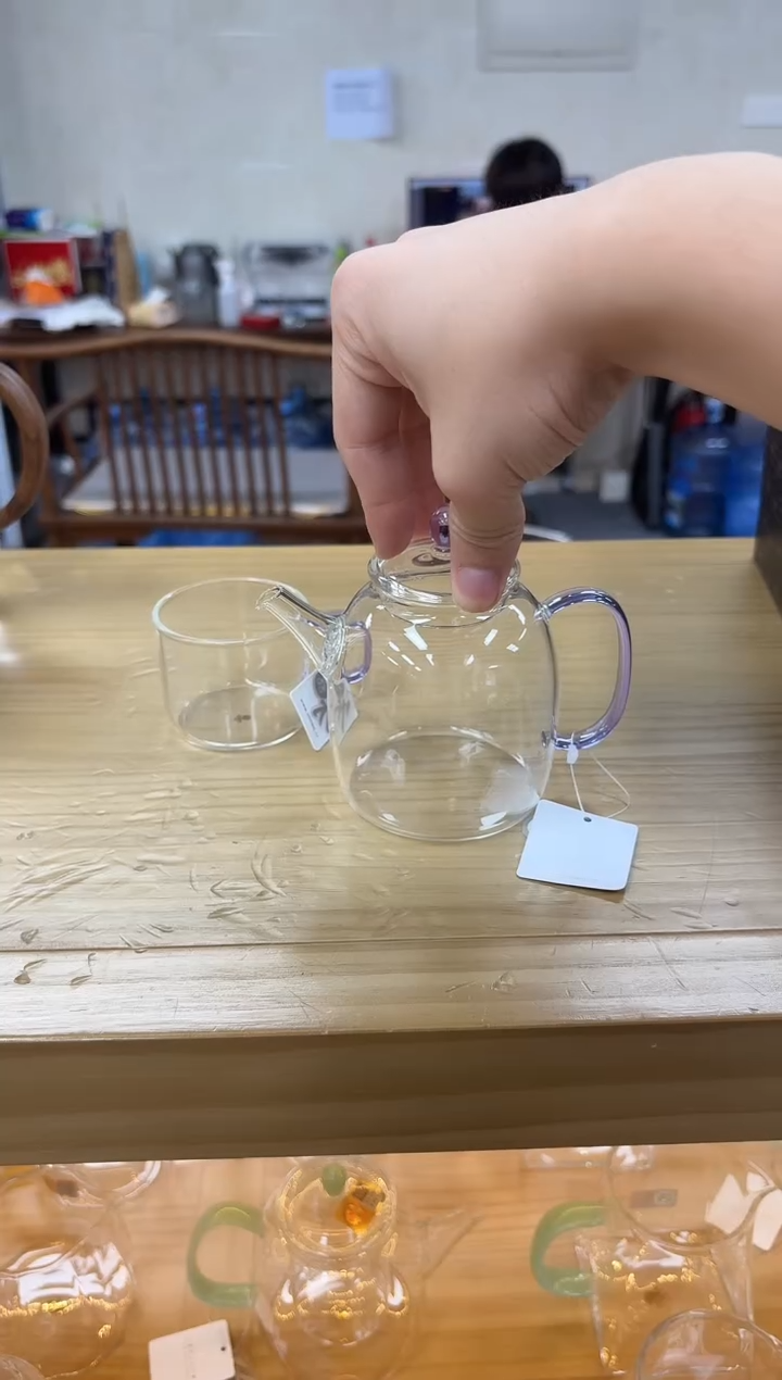 禾器宴辰壶浅紫色+禾器清禾杯一个装