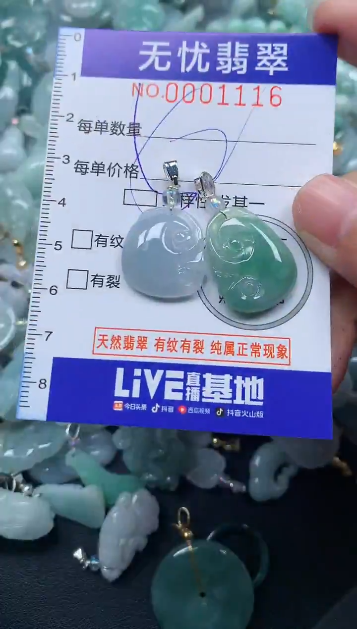 颈饰未镶嵌翡翠1116