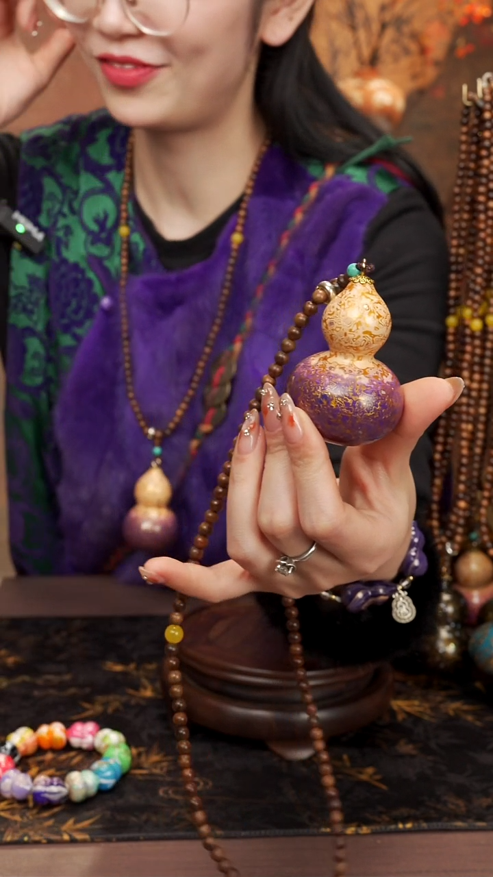 528--大漆开口小葫芦----158