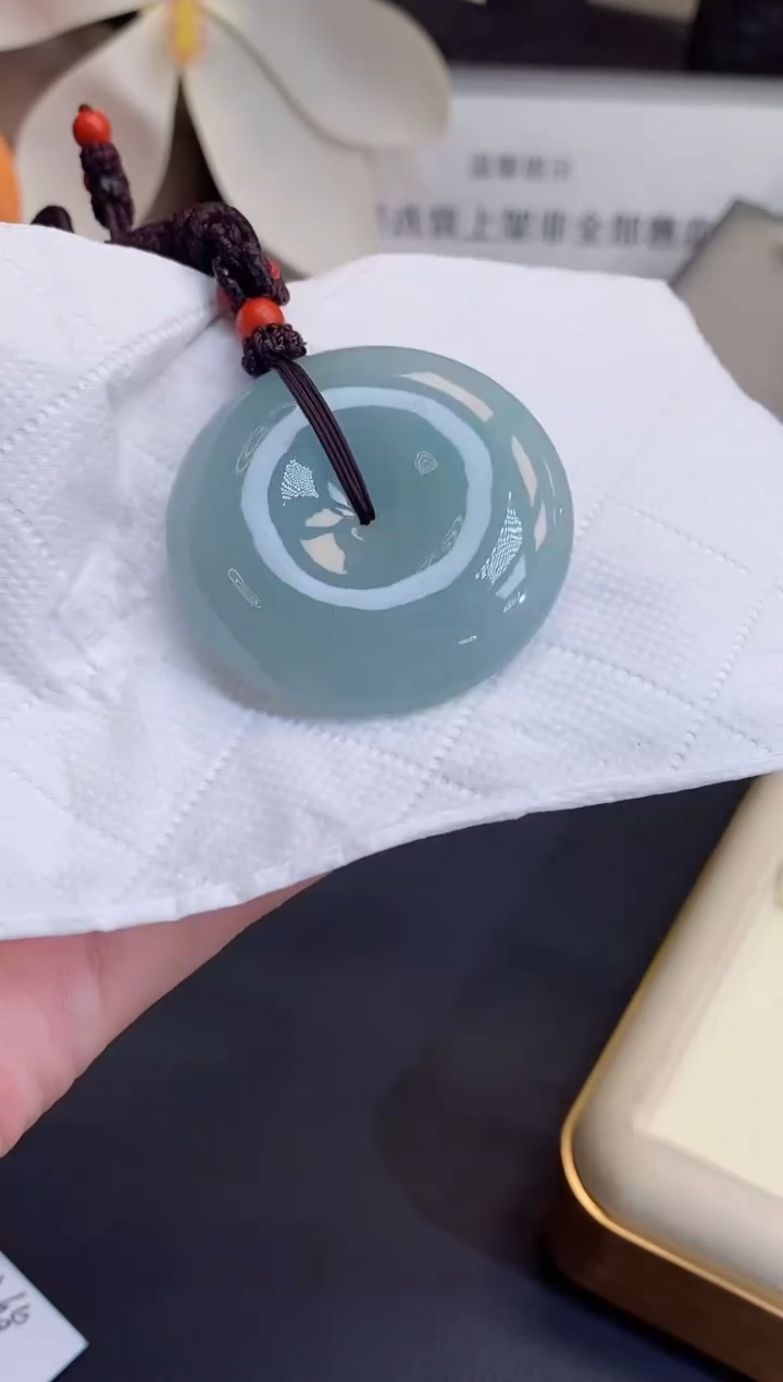 颈饰未镶嵌翡翠缅甸天然翡翠