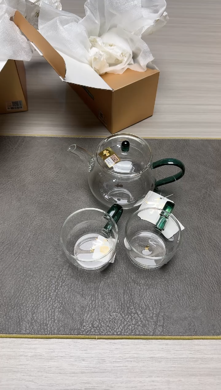 【闪购商品】禾器#青云壶墨绿+清尚杯墨绿