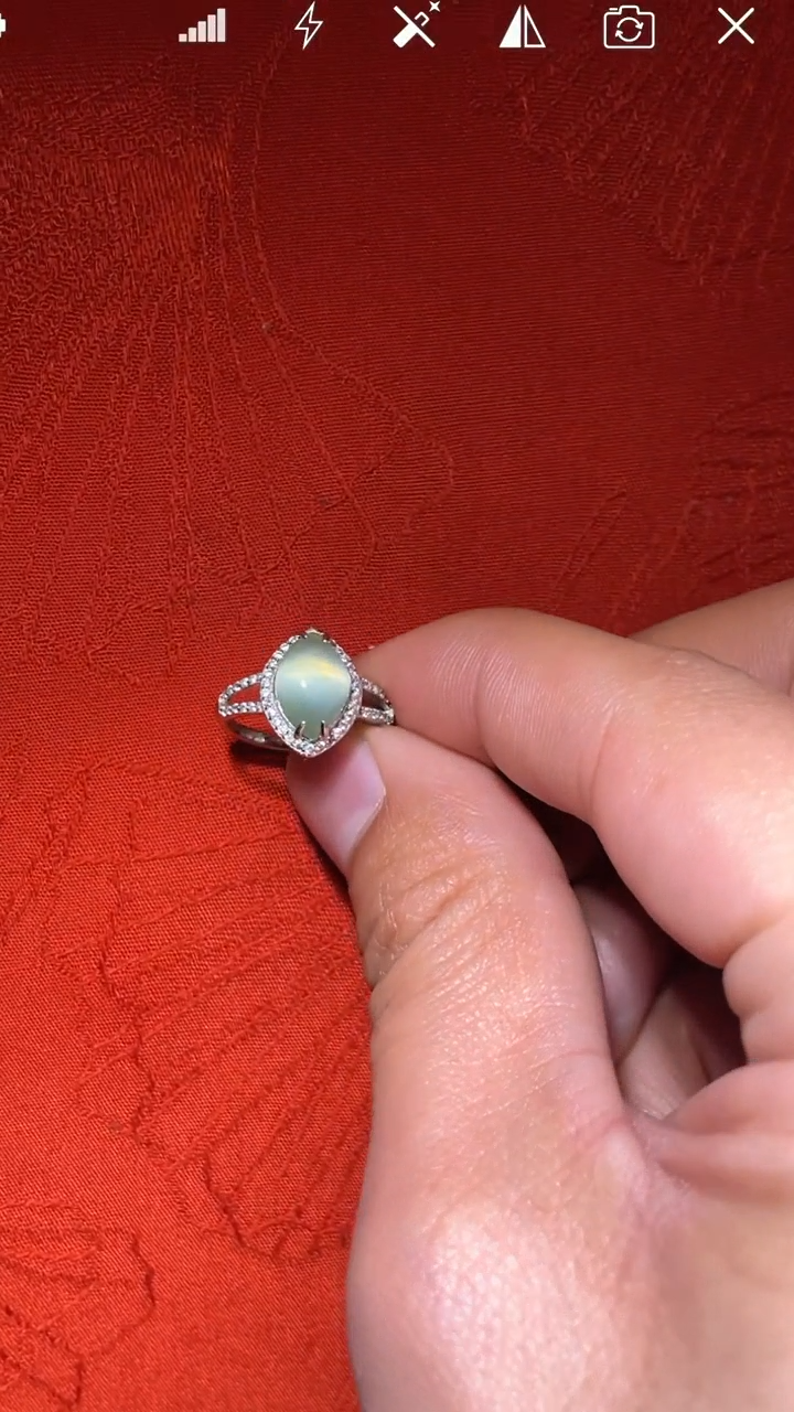 未镶嵌和田玉把件人**善LS 活口戒指