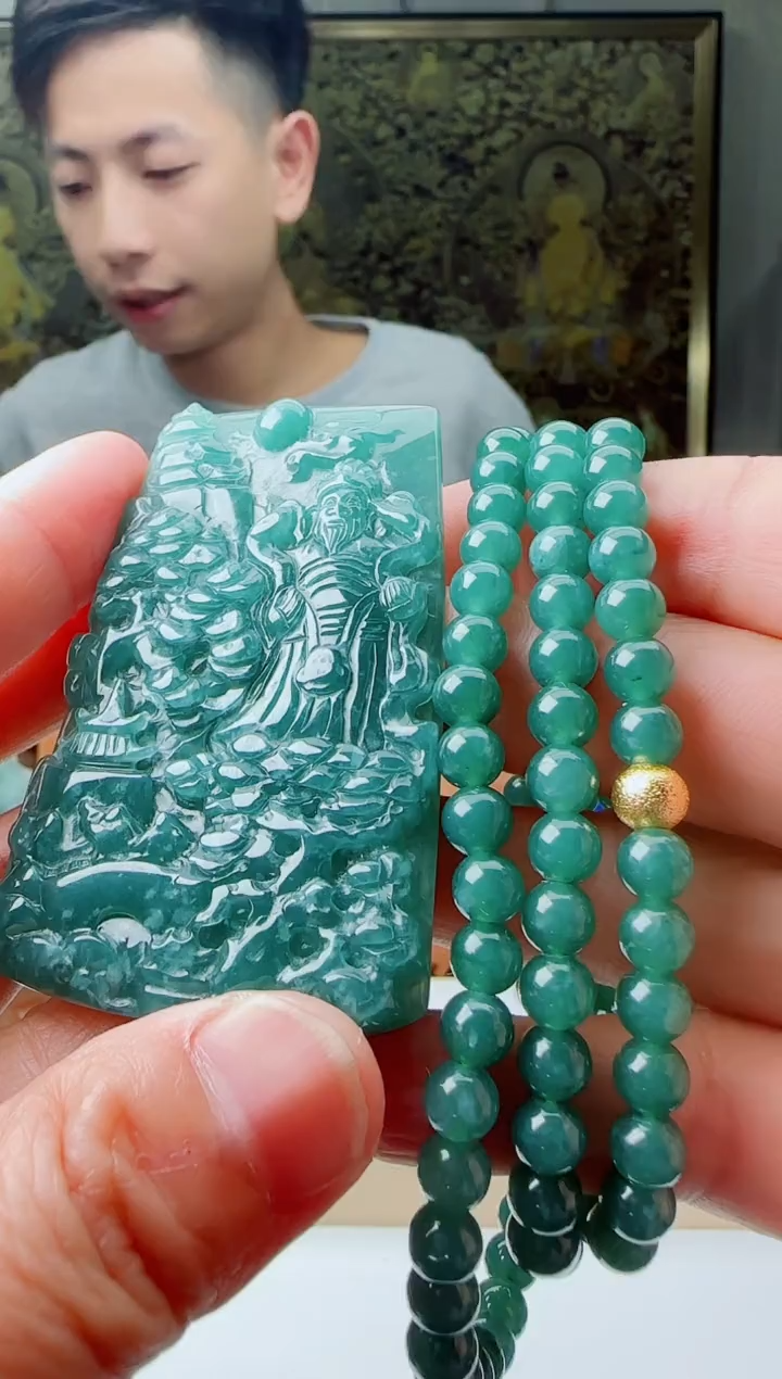 【闪购商品】翡翠颈饰未镶嵌1111111111