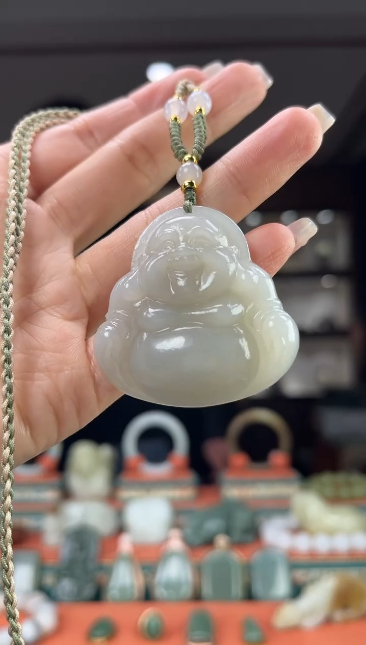 【闪购商品】和田玉颈饰未镶嵌佩佩45mm左右