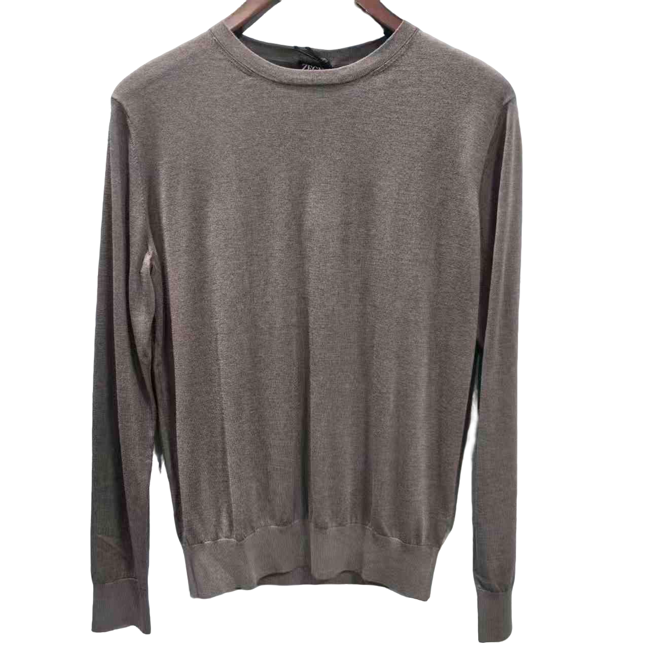 圆领针织常规款羊绒套衫秋冬套头男士百搭长袖