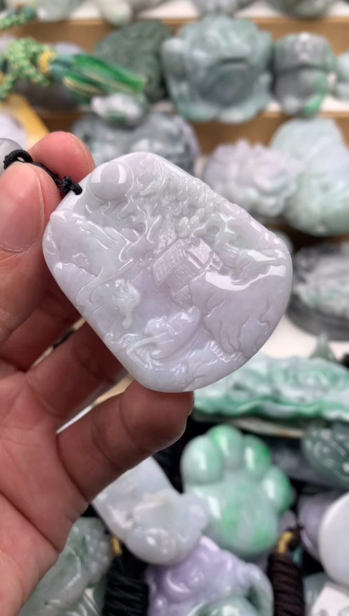 吊坠(不含链)未镶嵌翡翠1